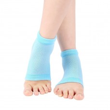 OkaeYa Unisex Silicone Gel Heel Socks with Spa Botanical GelPad (Free Size, 1 Pair)